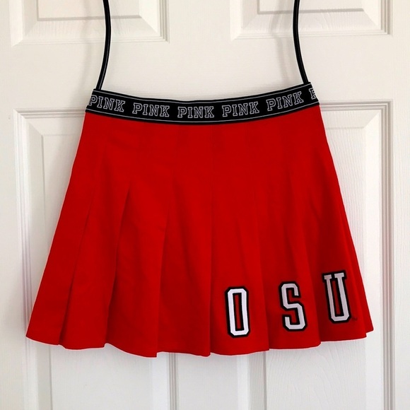Size M - RED Color 💖 VS PINK Collegiate Collection Skirt Ohio State University - Picture 1 of 10